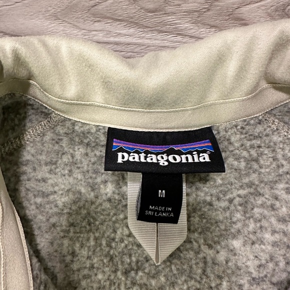 NWOT Patagonia Better Sweater 1/4 Zip in Gray/Tan Heather - Picture 7 of 7